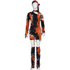 Tie-Dye Irregular Hollow-out Tassel Dress