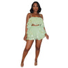 Color Overall Dress Set