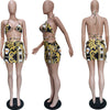 Pattern Printed Swimsuit Set