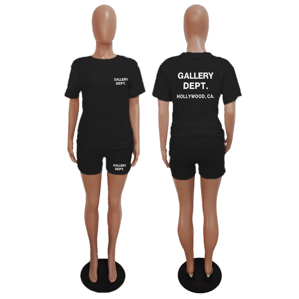 T-shirt Shorts Suit Sports Two-piece Set