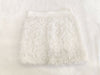 Suspender Jumpsuit with Plush Bottom Skirt Set Including Chest Pad
