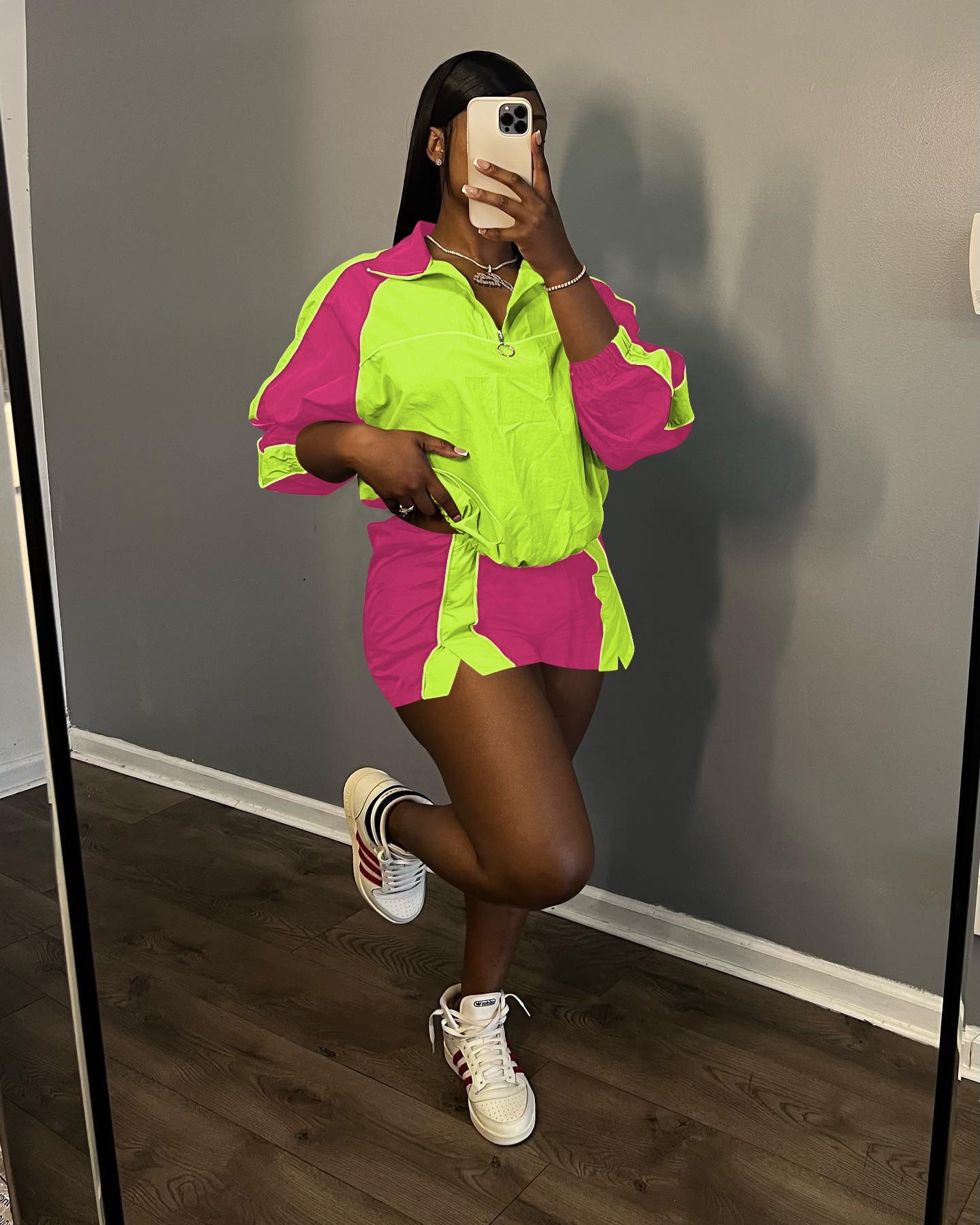 Matching Coat and Shorts 2PC Set