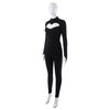 Solid Color Love Heart Openwork Slim Fit Set