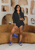Denim Jumpsuit Long Sleeved Shorts