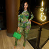 Tight Top and Trousers Suit