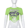 Crop-Top Tight-Fitting T-shirt