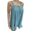 Button Pocket Loose Denim Dress