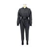 Zipper Panel Denim Thread Set