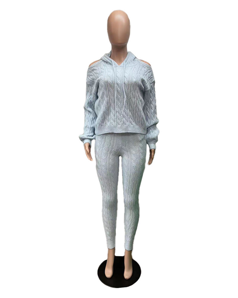 Solid color high elasticity anti pilling knit sweater