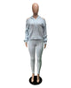 Solid color high elasticity anti pilling knit sweater