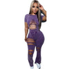 Hollow Out Sexy Tight Two-piece Set