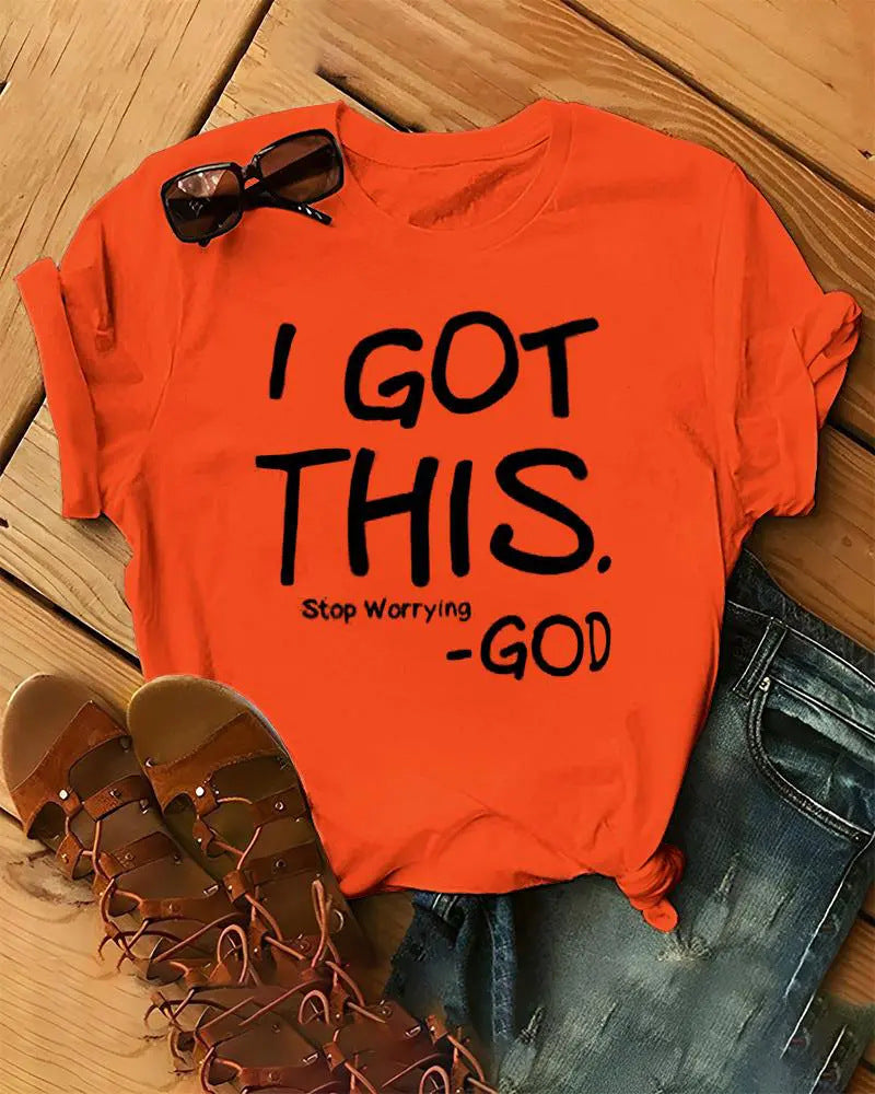 Printed Letter Top