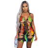 Sling Circle Hollow Dress