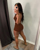 Puff Jacquard Vest Short Set