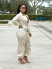 Waist-Tight Cargo Overalls Casual Trousers