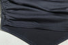 Solid Color Suspender Hip Skirt Two-piece Set