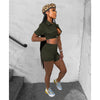 Two-piece Short-sleeved Shorts