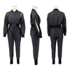 Zipper Panel Denim Thread Set