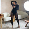 Butterfly Tight Long Sleeved Jumpsuits