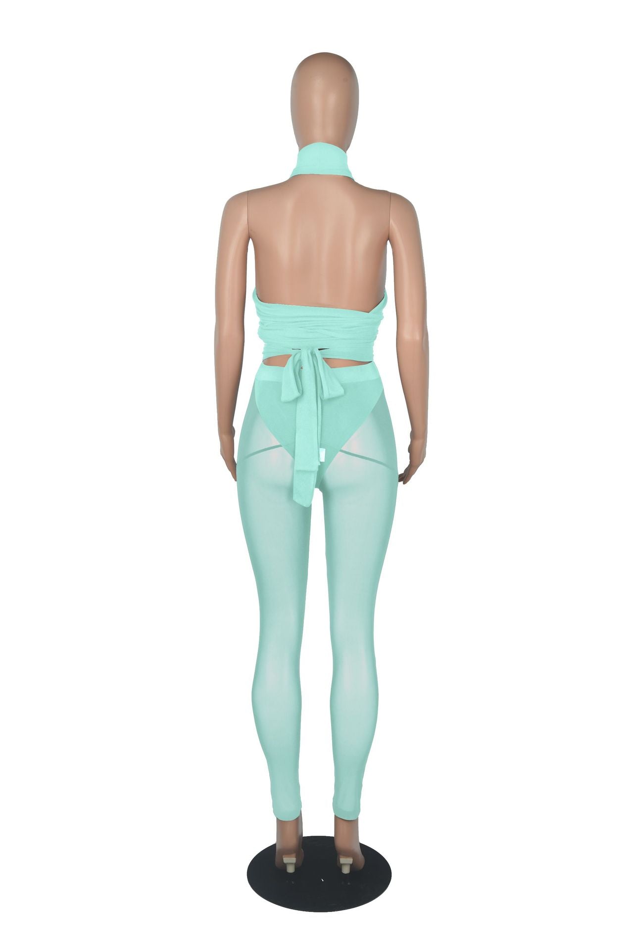 Sexy Stitching See-through 3PC Set