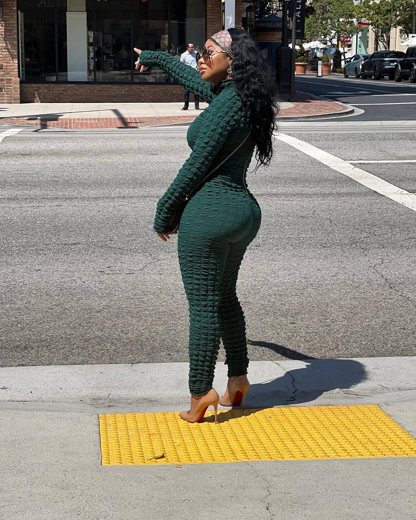 Plaid Two-Way Wear Jumpsuit