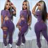 Hollow Out Sexy Tight Two-piece Set
