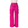 Solid Color Multi-Pocket Workwear pants