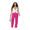 Linen Cotton Breathable Straight Casual Trousers