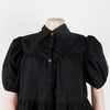 Puff Sleeve Loose Pleated Dress