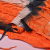 Tie-Dye Irregular Hollow-out Tassel Dress