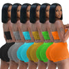 Casual Knitted Tube Top Shorts Two-Piece Set