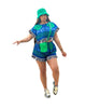 Tassel Batwing Sleeve T-shirt Top and Shorts 2pc set
