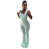 Slim Fit Blouse and Pants 2PC Set