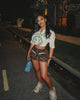 Solid Color Large Pocket Zipper Skirt Short Skirt