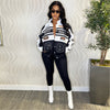 Autumn and Winter Detachable Hot Girl Fan Car Cardigan Embroidery Coat Jacket
