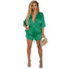 Shirt Short Sleeve Shorts Loose Casual 2PC set