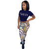 Slim Short-sleeved Trousers Two-piece Set
