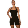 Halter Casual Sports Yoga Shaping Jumpsuit