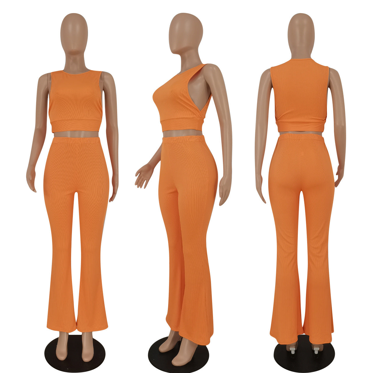 Sexy Bootcut Trousers 2PC Set