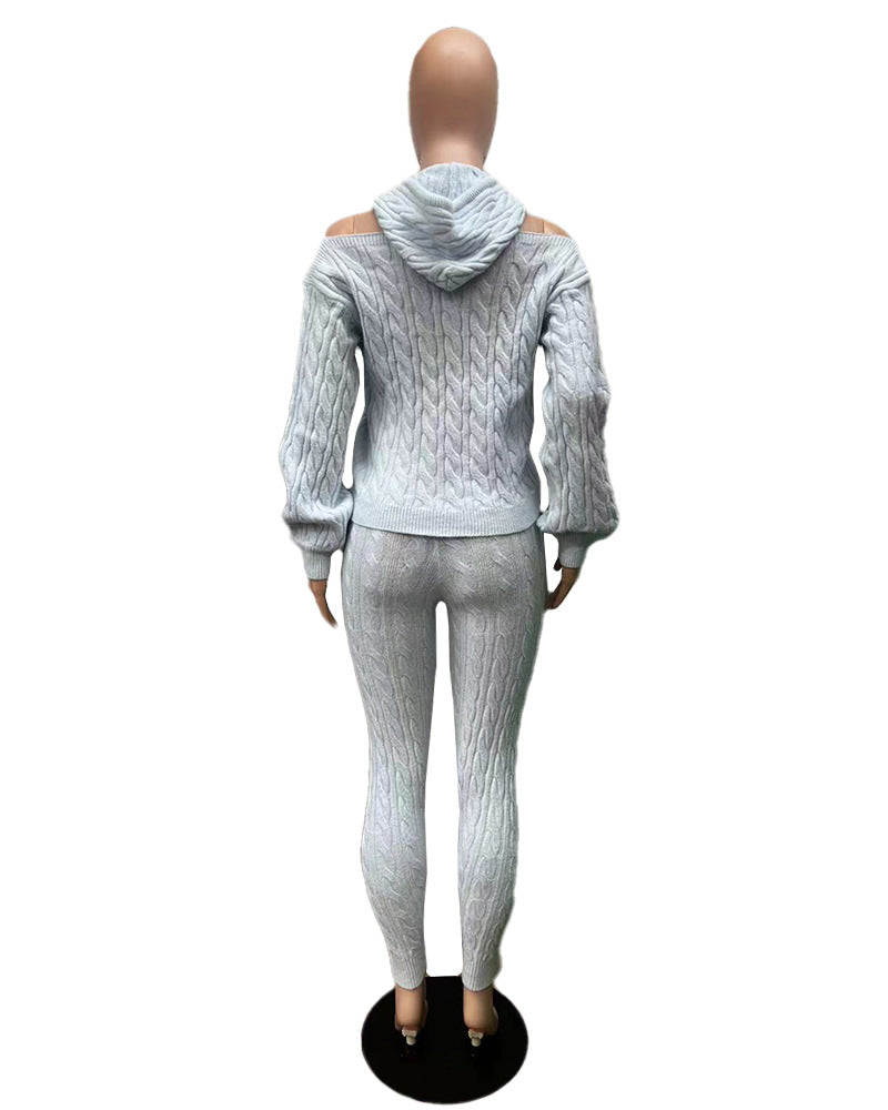 Solid color high elasticity anti pilling knit sweater