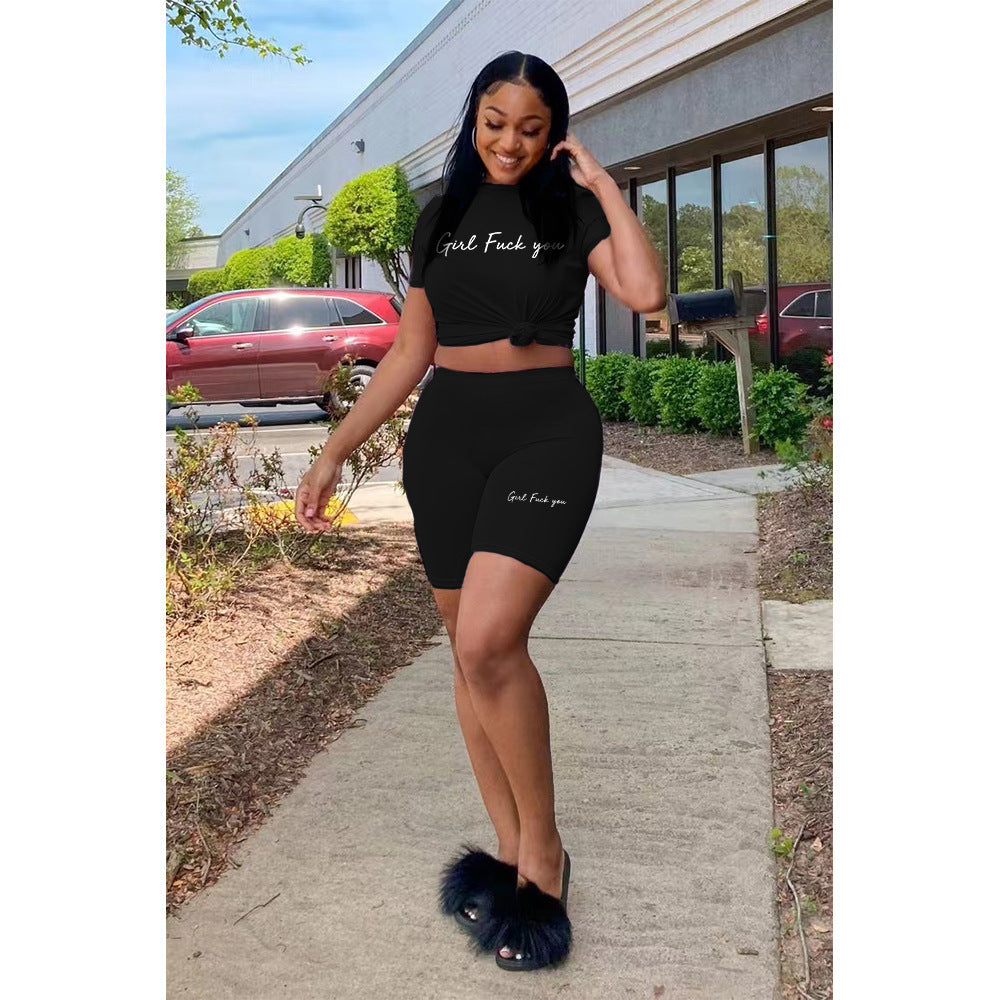T-shirt Shorts Set Sports 2pc set