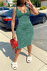 Solid Stripe Camisole Dress