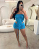 Sexy Knitted Ripped Drawstring Beach Suit