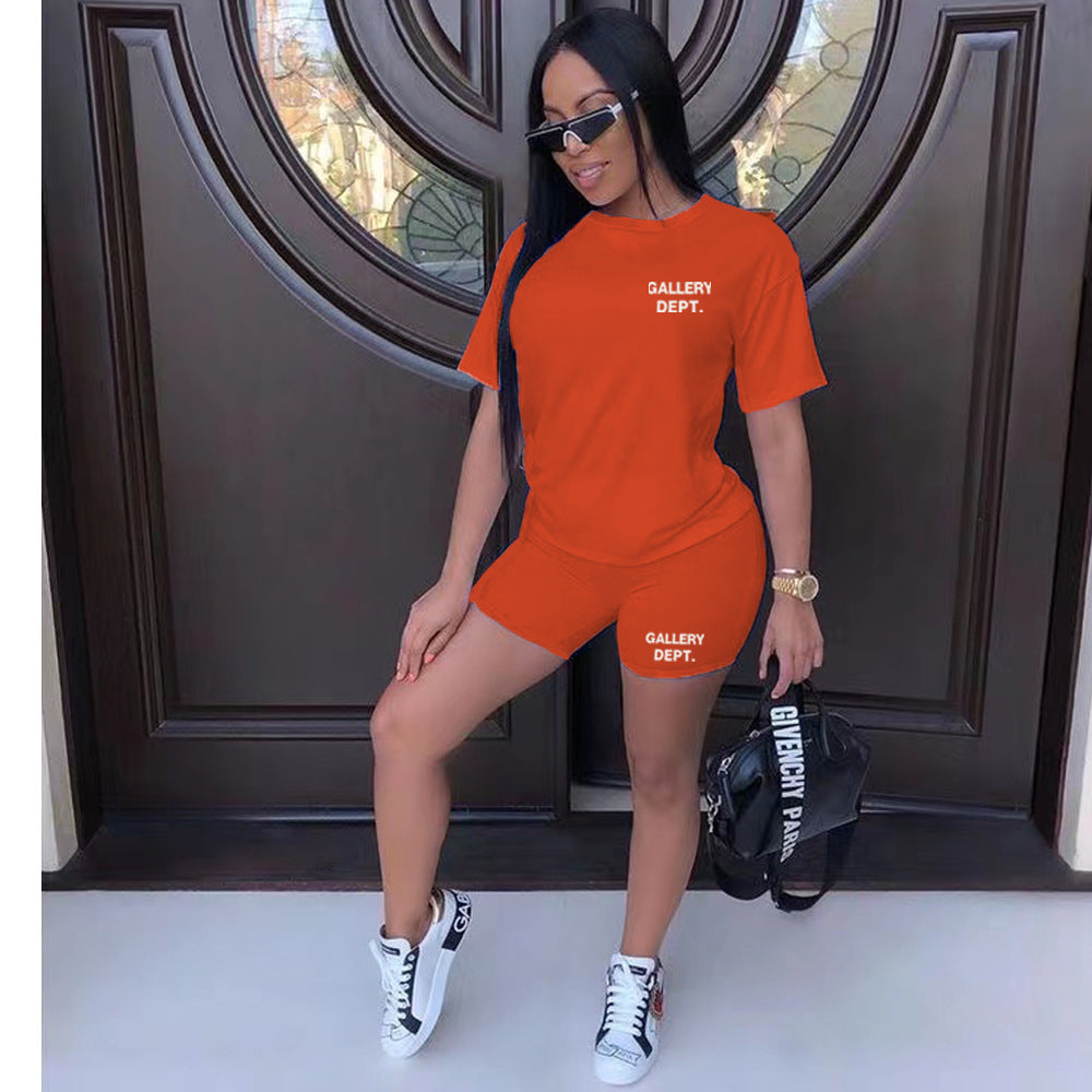 T-shirt Shorts Suit Sports Two-piece Set