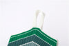 Jacquard Knitted Contrasting Neck Skirt Set