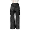 Solid Color Multi-Pocket Workwear pants