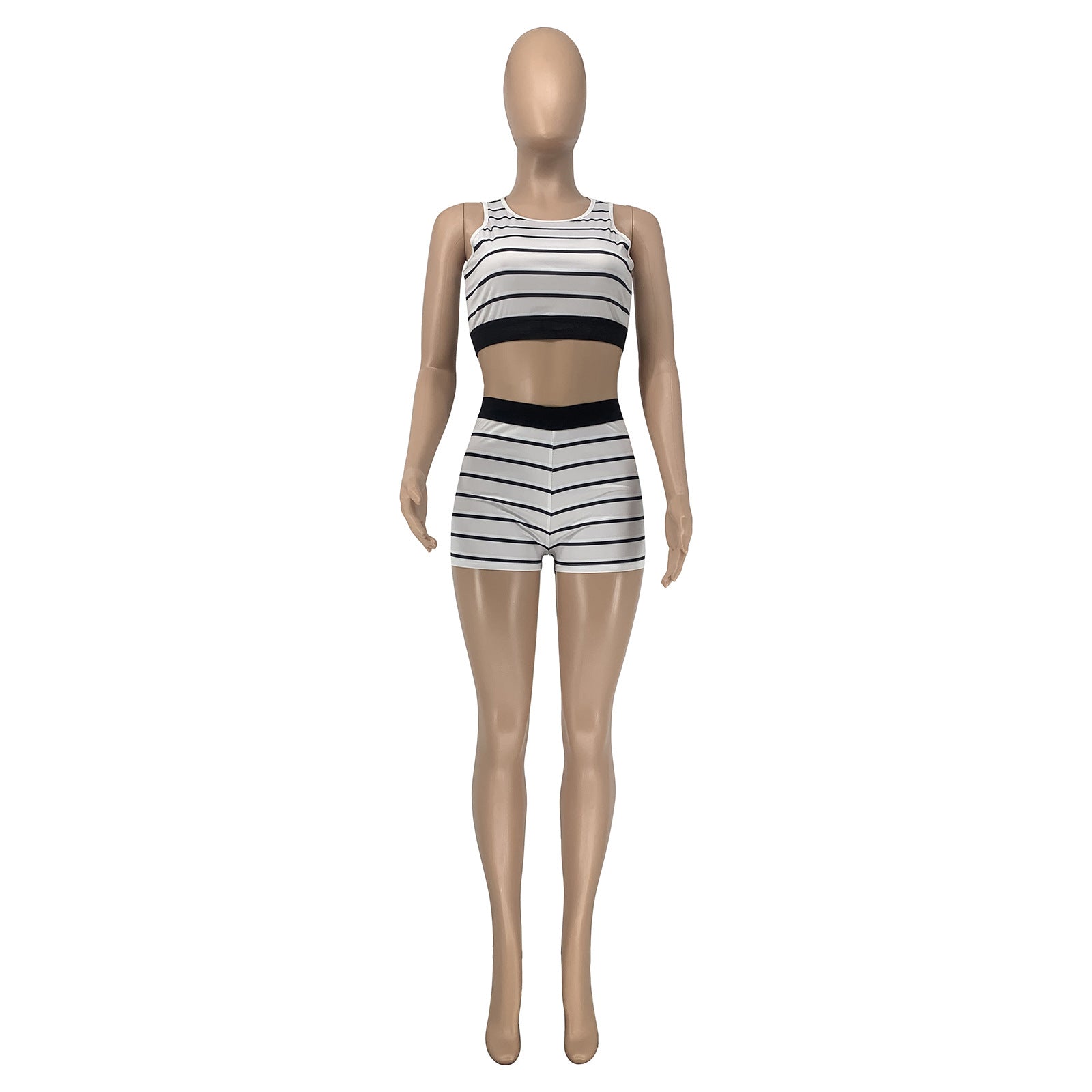 Casual Summer New Striped 2PC Set