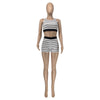 Casual Summer New Striped 2PC Set