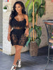 See-through Knitted Hand Crochet Tassel Beach Short Suit