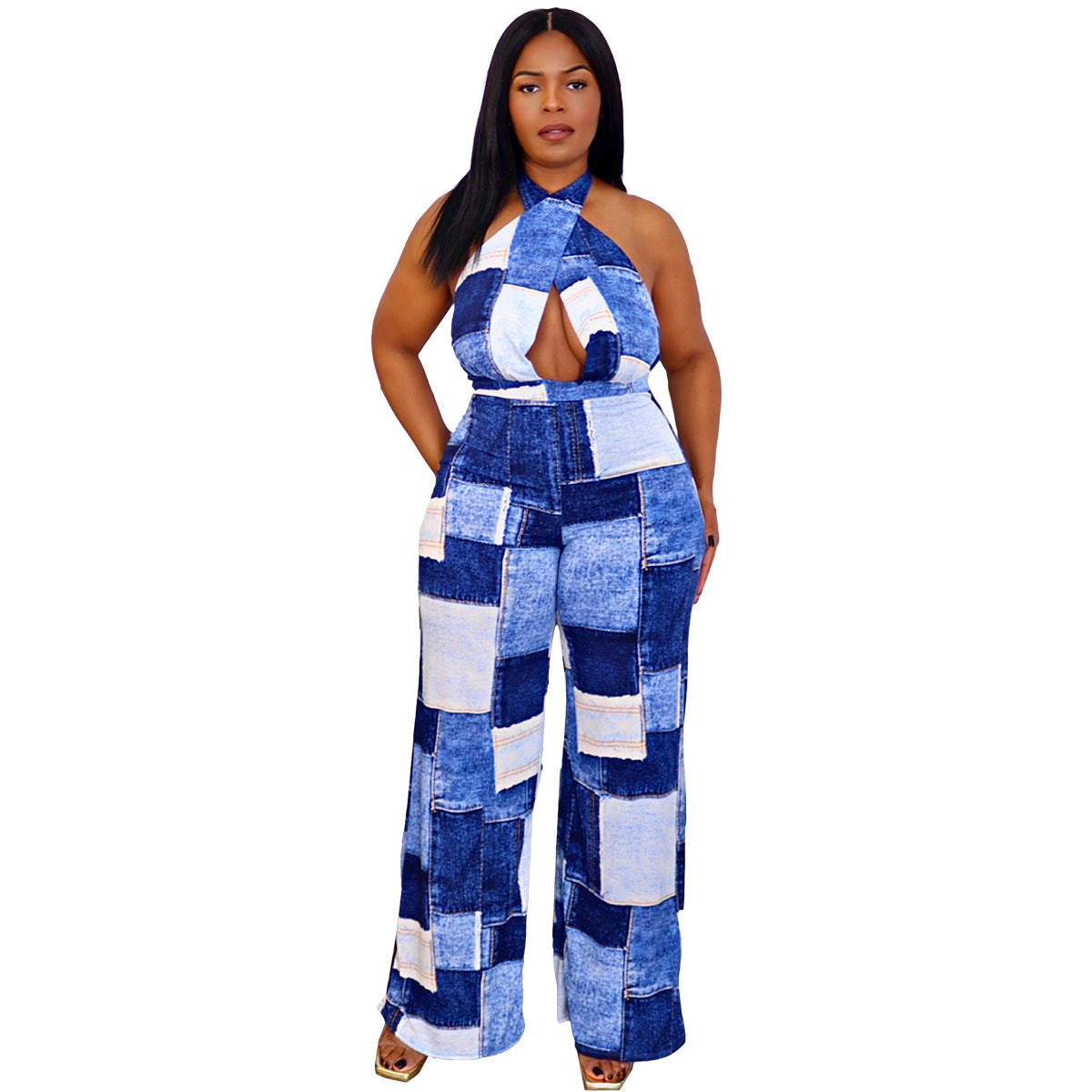 Sleeveless Loose Jumpsuit